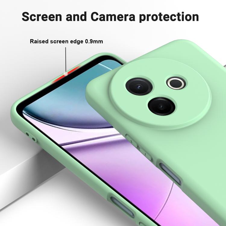 For vivo Y39 5G / Y300i 5G Solid Color Liquid Silicone Dropproof Full Coverage Phone Case