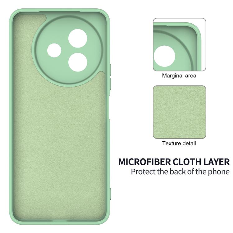 For vivo Y39 5G / Y300i 5G Solid Color Liquid Silicone Dropproof Full Coverage Phone Case