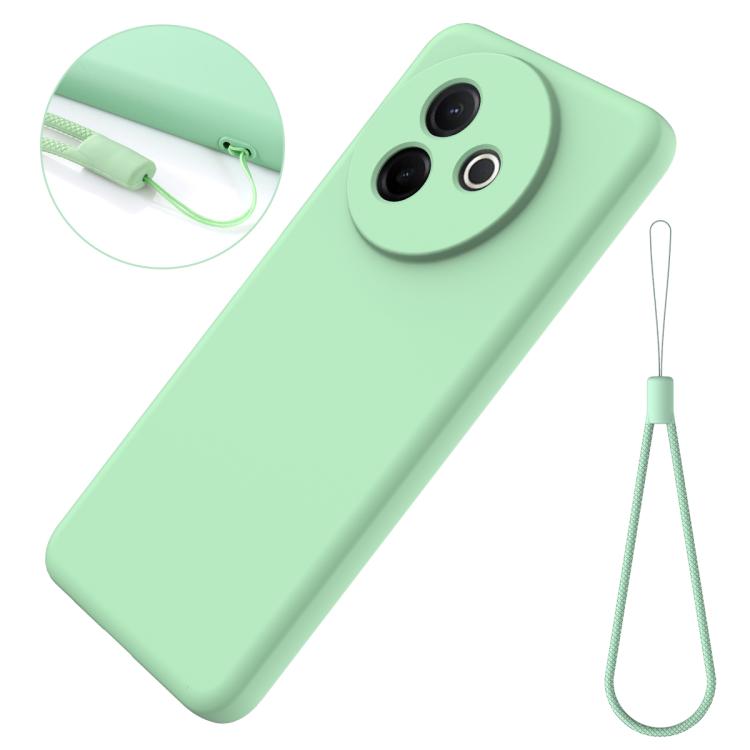 For vivo Y39 5G / Y300i 5G Solid Color Liquid Silicone Dropproof Full Coverage Phone Case