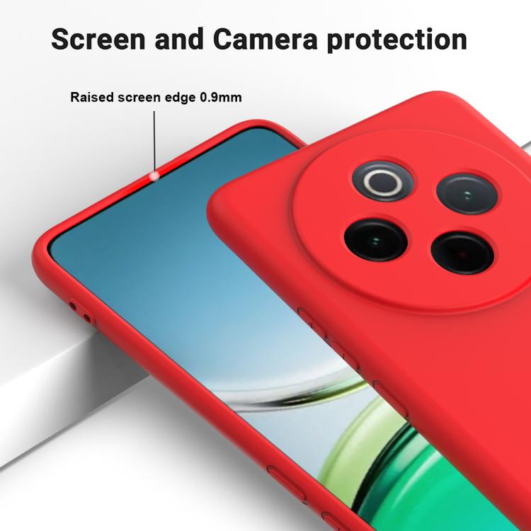 For vivo Y300 Pro+ / iQOO Z10 Solid Color Liquid Silicone Dropproof Full Coverage Phone Case