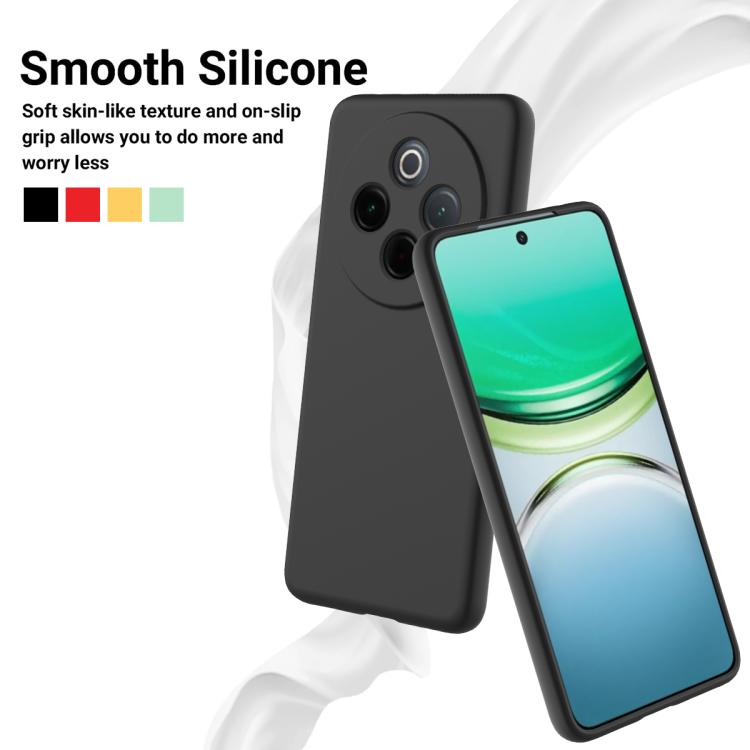 For vivo Y300 Pro+ / iQOO Z10 Solid Color Liquid Silicone Dropproof Full Coverage Phone Case