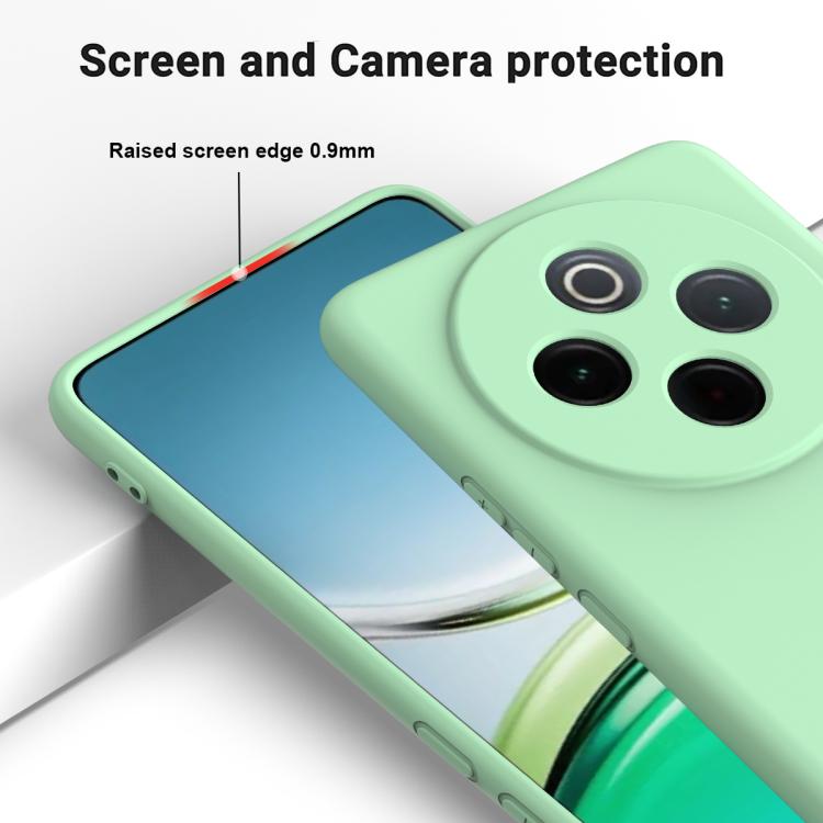 For vivo Y300 Pro+ / iQOO Z10 Solid Color Liquid Silicone Dropproof Full Coverage Phone Case
