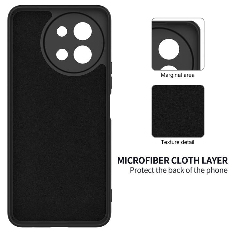 For vivo Y58 5G Solid Color Liquid Silicone Dropproof Full Coverage Phone Case