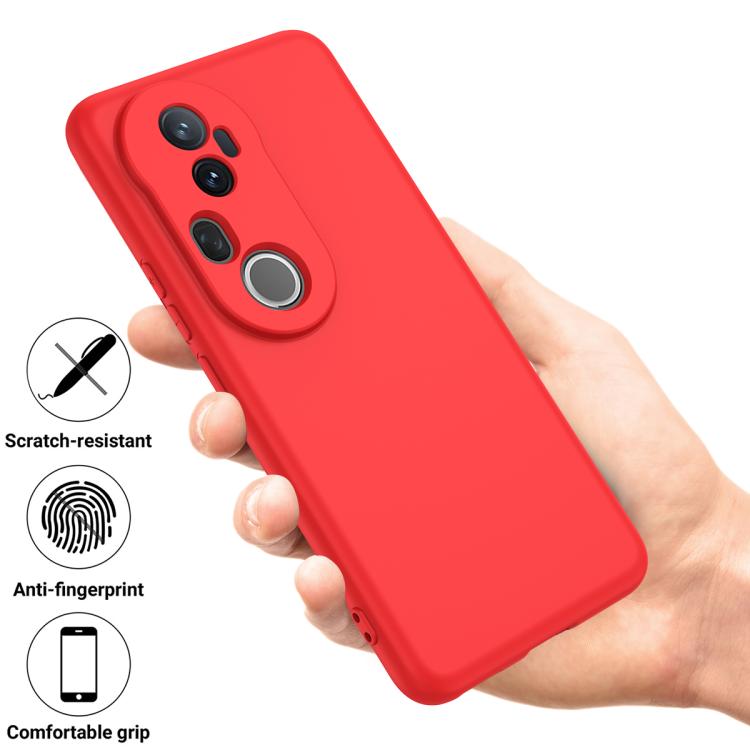 For vivo T4 Ultra 5G / S20 Pro Solid Color Liquid Silicone Dropproof Full Coverage Phone Case