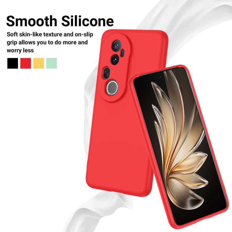 For vivo T4 Ultra 5G / S20 Pro Solid Color Liquid Silicone Dropproof Full Coverage Phone Case