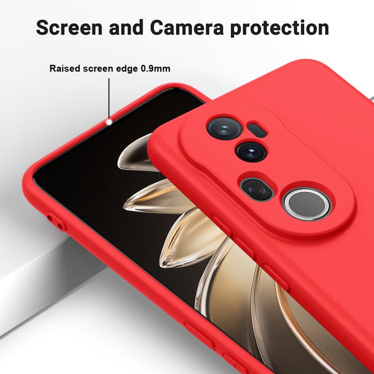 For vivo T4 Ultra 5G / S20 Pro Solid Color Liquid Silicone Dropproof Full Coverage Phone Case