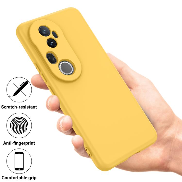 For vivo T4 Ultra 5G / S20 Pro Solid Color Liquid Silicone Dropproof Full Coverage Phone Case