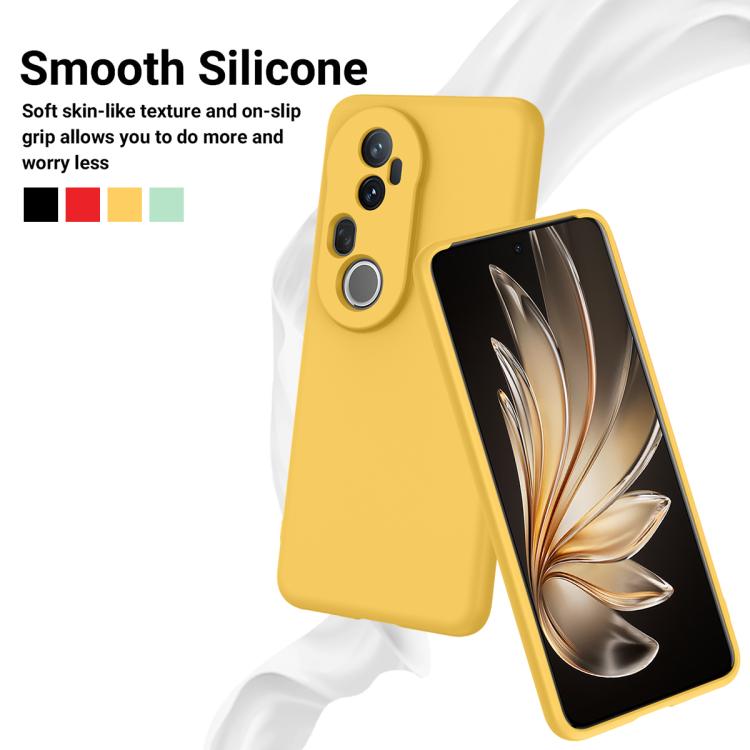 For vivo T4 Ultra 5G / S20 Pro Solid Color Liquid Silicone Dropproof Full Coverage Phone Case