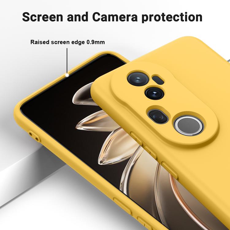 For vivo T4 Ultra 5G / S20 Pro Solid Color Liquid Silicone Dropproof Full Coverage Phone Case