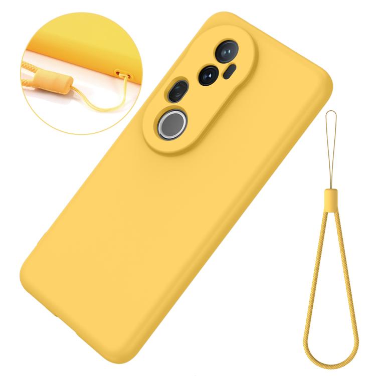 For vivo T4 Ultra 5G / S20 Pro Solid Color Liquid Silicone Dropproof Full Coverage Phone Case