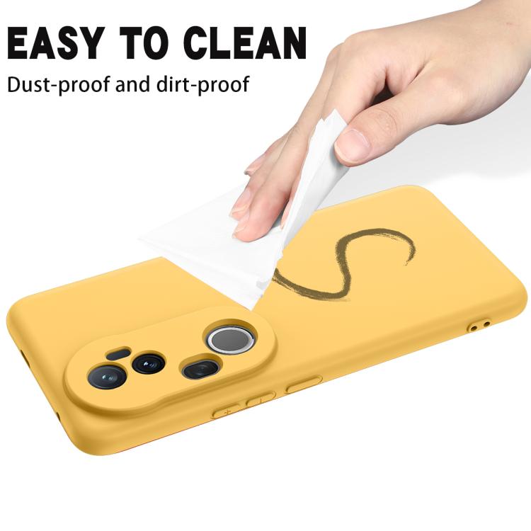 For vivo T4 Ultra 5G / S20 Pro Solid Color Liquid Silicone Dropproof Full Coverage Phone Case