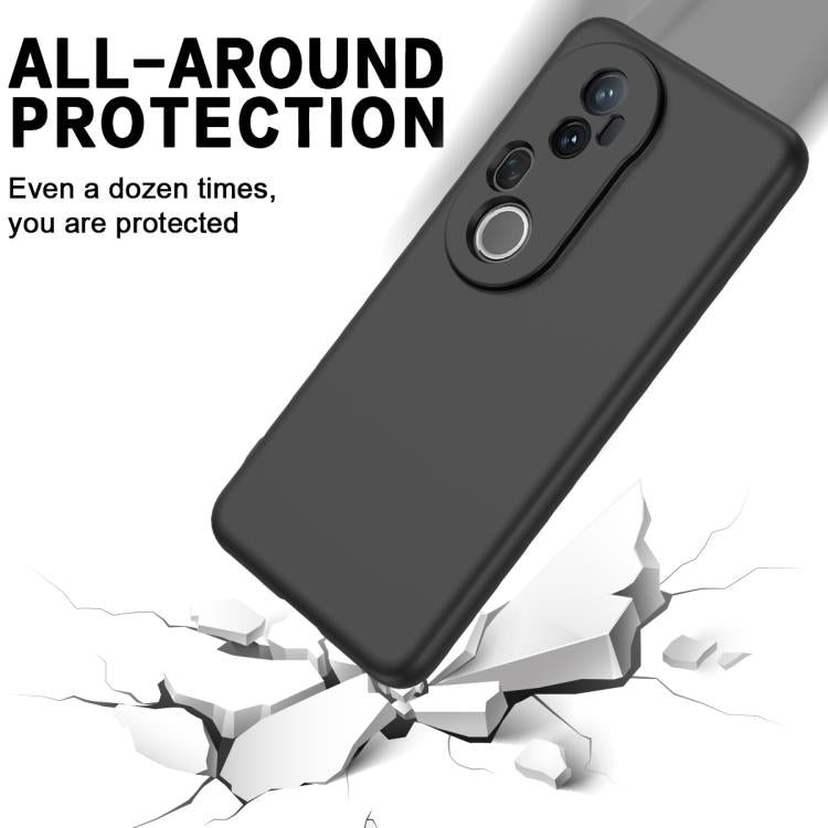 For vivo T4 Ultra 5G / S20 Pro Solid Color Liquid Silicone Dropproof Full Coverage Phone Case