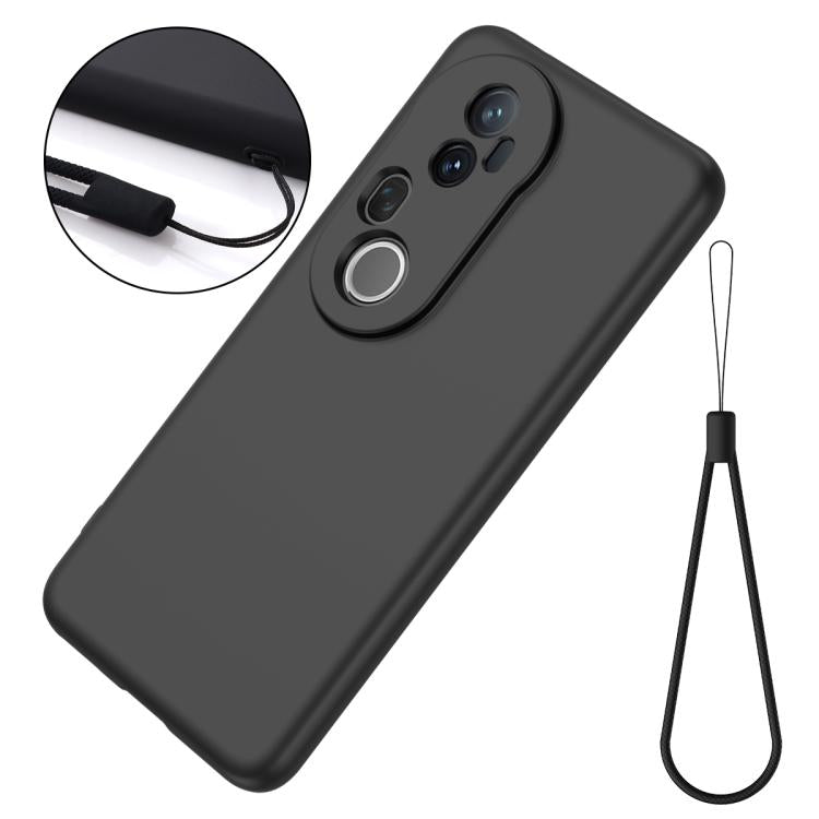 For vivo T4 Ultra 5G / S20 Pro Solid Color Liquid Silicone Dropproof Full Coverage Phone Case