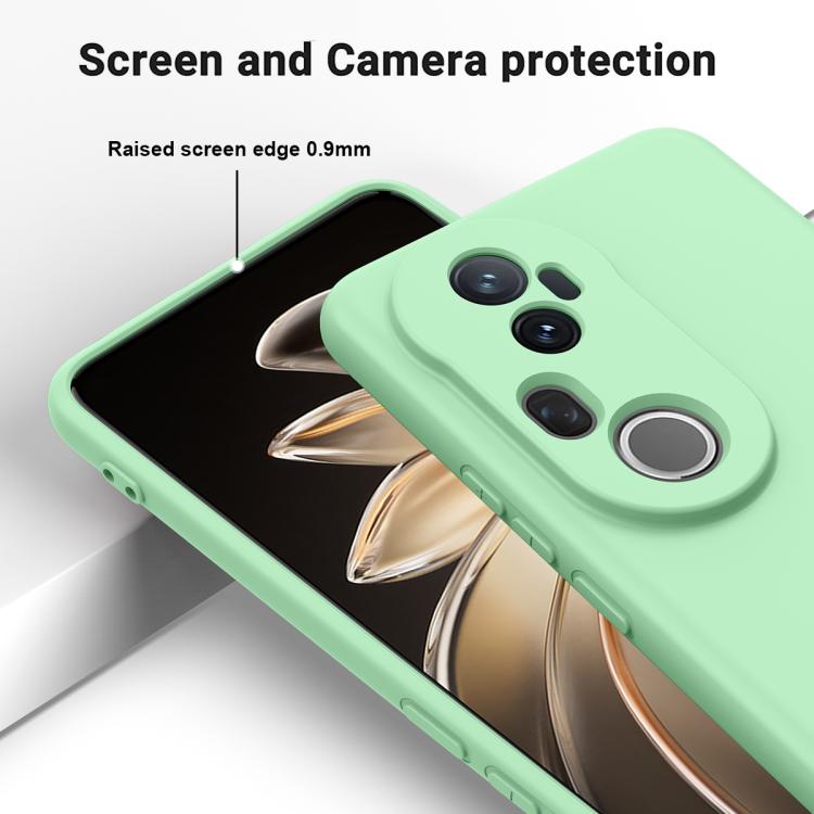 For vivo T4 Ultra 5G / S20 Pro Solid Color Liquid Silicone Dropproof Full Coverage Phone Case
