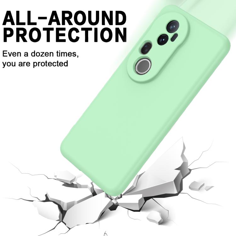 For vivo T4 Ultra 5G / S20 Pro Solid Color Liquid Silicone Dropproof Full Coverage Phone Case