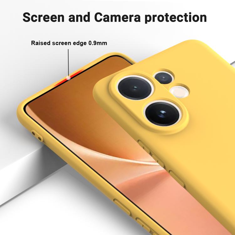 For vivo V60e / V60 5G / T4 Pro 5G Solid Color Liquid Silicone Dropproof Full Coverage Phone Case