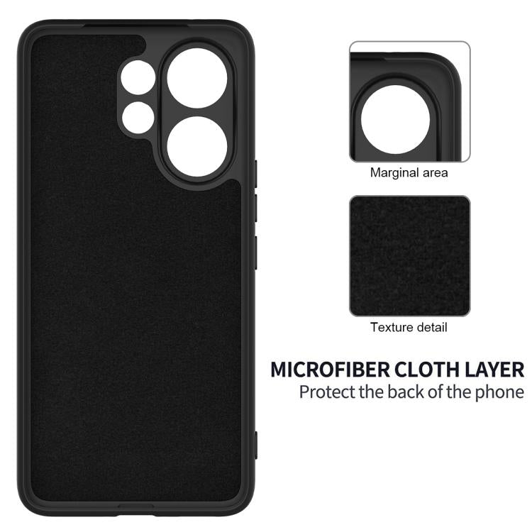 For vivo V60e / V60 5G / T4 Pro 5G Solid Color Liquid Silicone Dropproof Full Coverage Phone Case