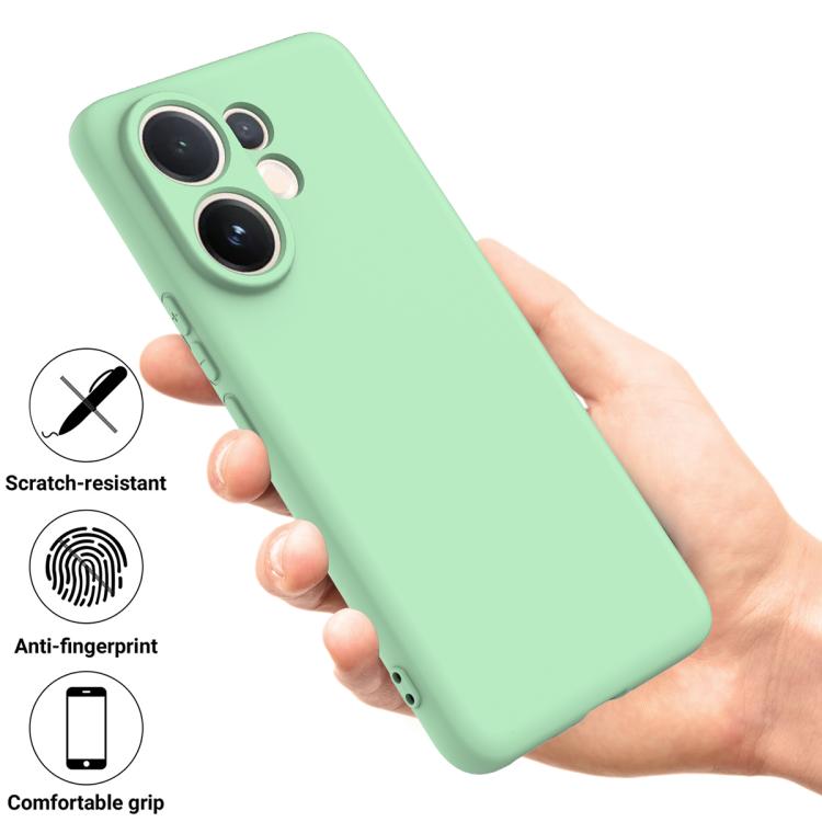 For vivo V60e / V60 5G / T4 Pro 5G Solid Color Liquid Silicone Dropproof Full Coverage Phone Case