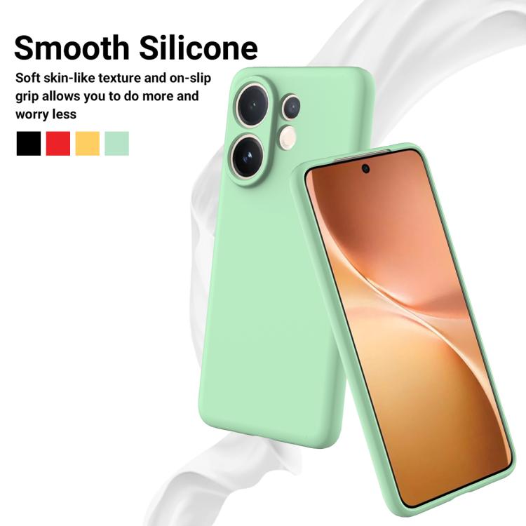 For vivo V60e / V60 5G / T4 Pro 5G Solid Color Liquid Silicone Dropproof Full Coverage Phone Case