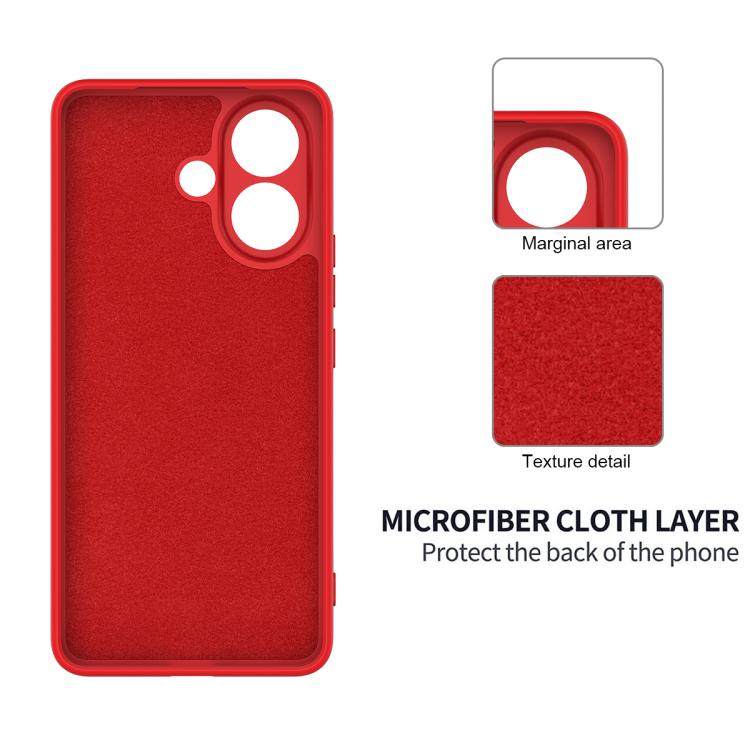 For vivo V60 Lite 4G / 5G Solid Color Liquid Silicone Dropproof Full Coverage Phone Case