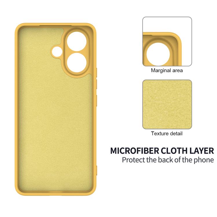 For vivo V60 Lite 4G / 5G Solid Color Liquid Silicone Dropproof Full Coverage Phone Case