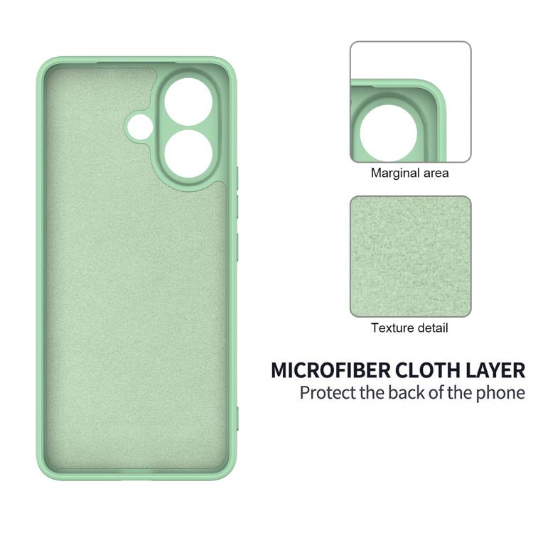 For vivo V60 Lite 4G / 5G Solid Color Liquid Silicone Dropproof Full Coverage Phone Case