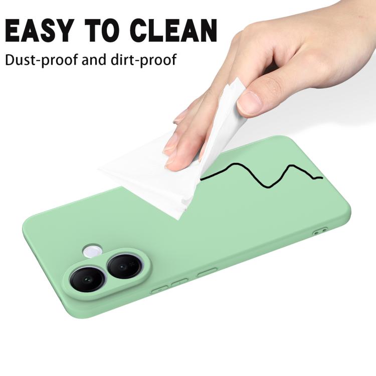 For vivo V60 Lite 4G / 5G Solid Color Liquid Silicone Dropproof Full Coverage Phone Case