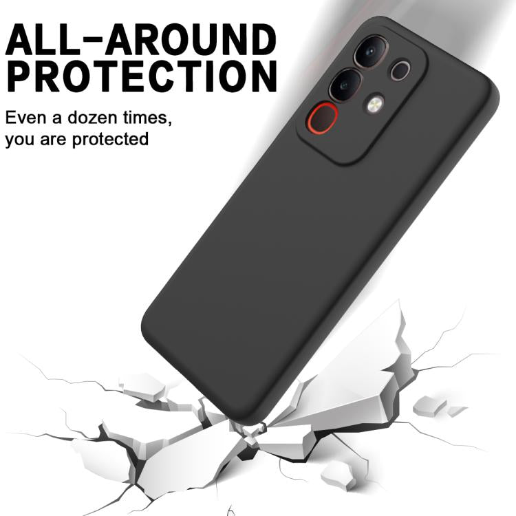 For vivo Y31 Pro 5G Solid Color Liquid Silicone Dropproof Full Coverage Phone Case
