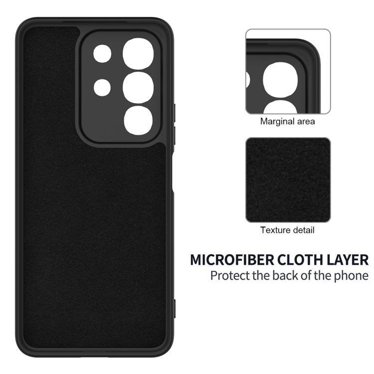 For vivo Y31 Pro 5G Solid Color Liquid Silicone Dropproof Full Coverage Phone Case