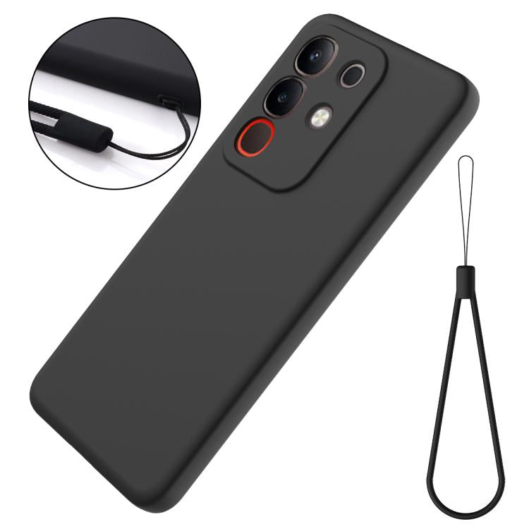 For vivo Y31 Pro 5G Solid Color Liquid Silicone Dropproof Full Coverage Phone Case