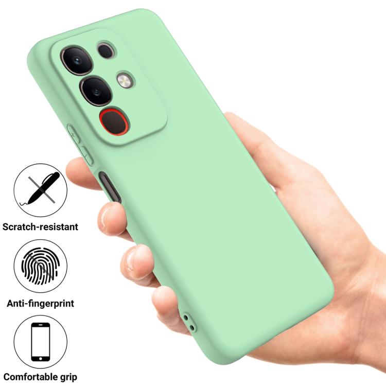 For vivo Y31 Pro 5G Solid Color Liquid Silicone Dropproof Full Coverage Phone Case