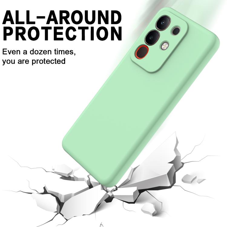 For vivo Y31 Pro 5G Solid Color Liquid Silicone Dropproof Full Coverage Phone Case