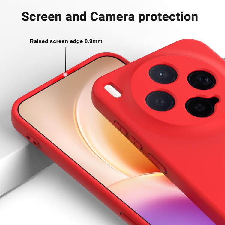 For vivo X300 5G Solid Color Liquid Silicone Dropproof Full Coverage Phone Case