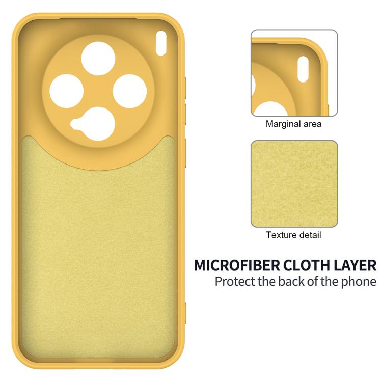 For vivo X300 5G Solid Color Liquid Silicone Dropproof Full Coverage Phone Case