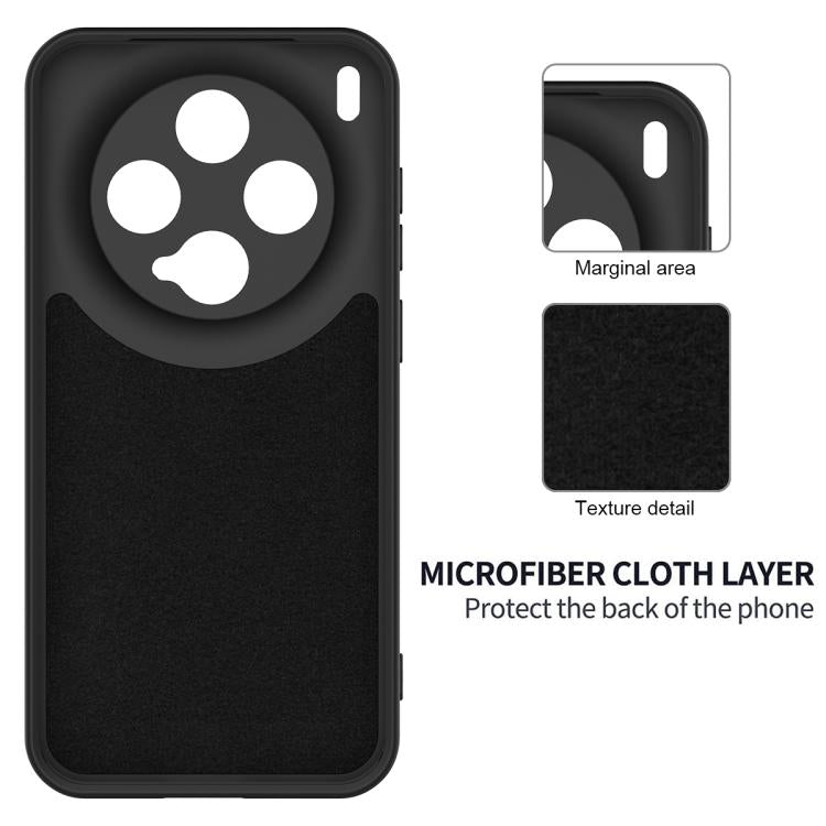 For vivo X300 5G Solid Color Liquid Silicone Dropproof Full Coverage Phone Case