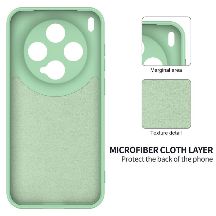 For vivo X300 5G Solid Color Liquid Silicone Dropproof Full Coverage Phone Case