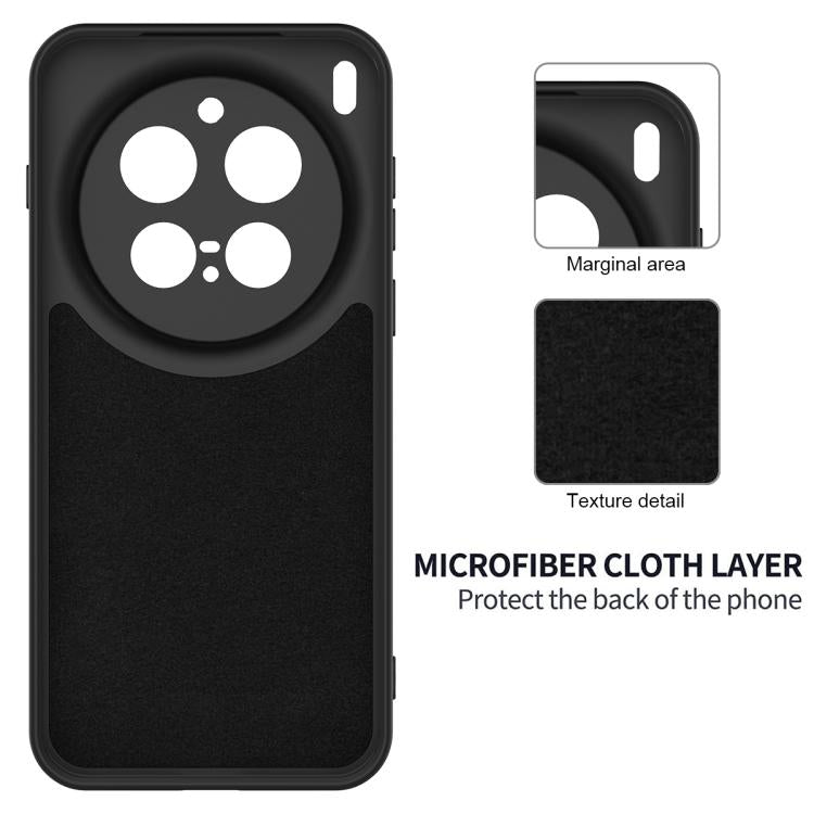 For vivo X300 Pro 5G Solid Color Liquid Silicone Dropproof Full Coverage Phone Case