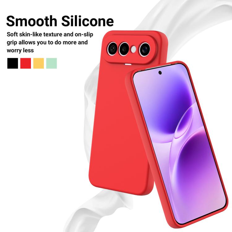 For vivo X300 FE Russia / S50 Pro mini Solid Color Liquid Silicone Dropproof Full Coverage Phone Case