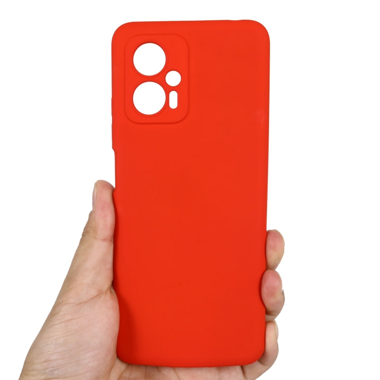 For Xiaomi Redmi Note 12T Pro / 11T Pro+ Solid Color Liquid Silicone Dropproof Full Coverage Phone Case