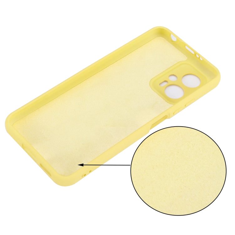 For Xiaomi Redmi Note 12T Pro / 11T Pro+ Solid Color Liquid Silicone Dropproof Full Coverage Phone Case