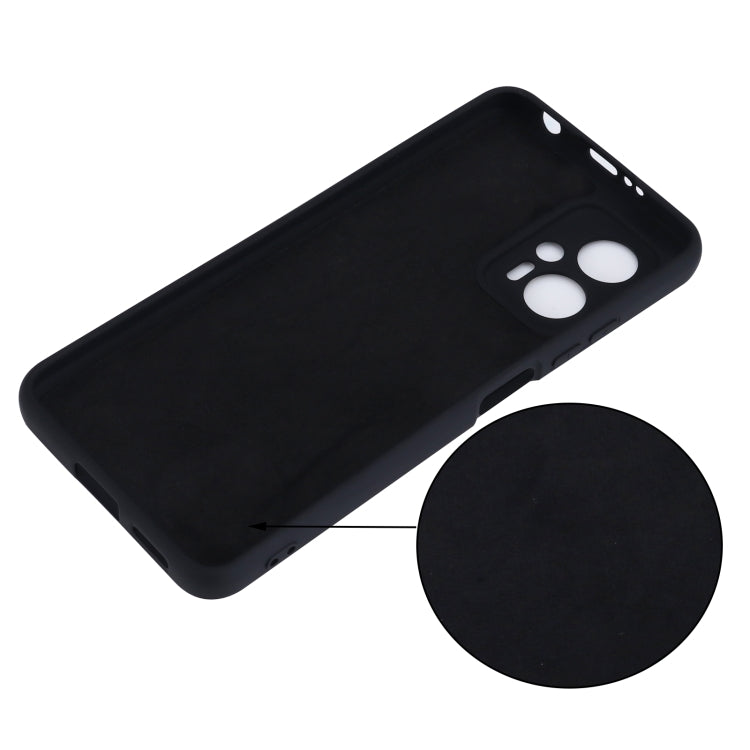 For Xiaomi Redmi Note 12T Pro / 11T Pro+ Solid Color Liquid Silicone Dropproof Full Coverage Phone Case