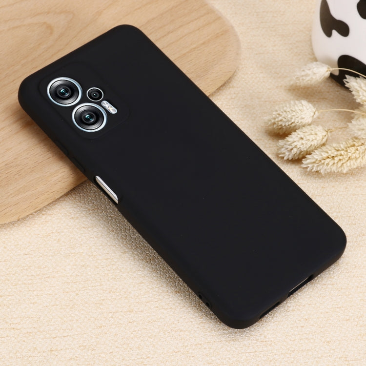 For Xiaomi Redmi Note 12T Pro / 11T Pro+ Solid Color Liquid Silicone Dropproof Full Coverage Phone Case