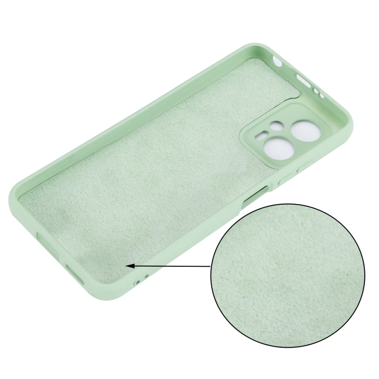 For Xiaomi Redmi Note 12T Pro / 11T Pro+ Solid Color Liquid Silicone Dropproof Full Coverage Phone Case