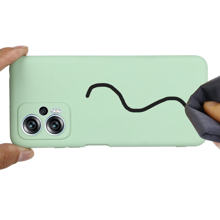 For Xiaomi Redmi Note 12T Pro / 11T Pro+ Solid Color Liquid Silicone Dropproof Full Coverage Phone Case