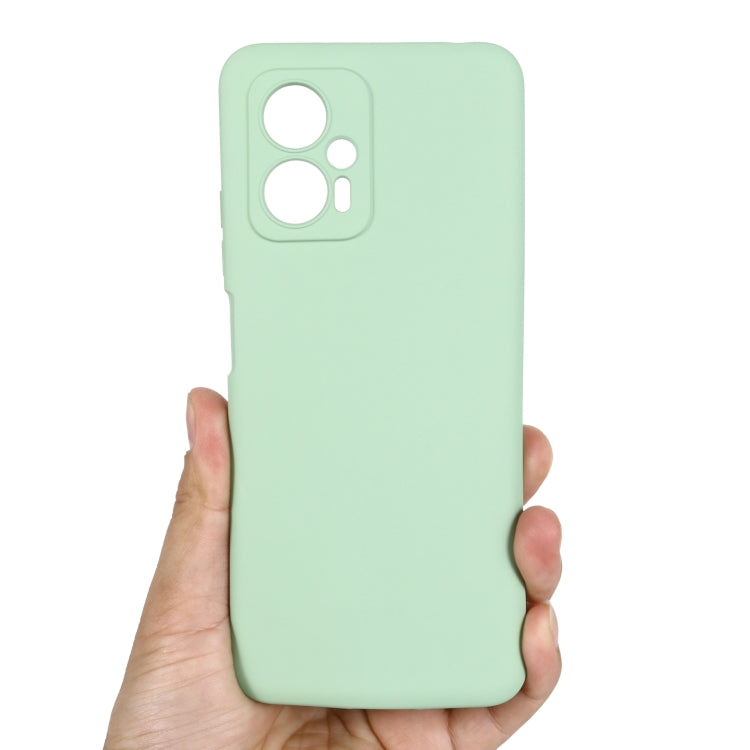 For Xiaomi Redmi Note 12T Pro / 11T Pro+ Solid Color Liquid Silicone Dropproof Full Coverage Phone Case