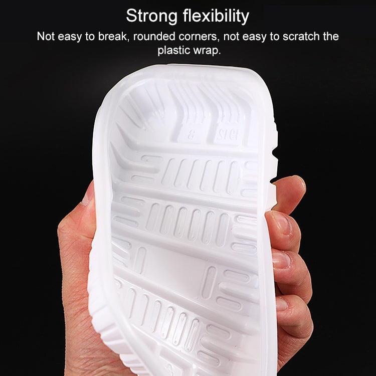 10KG Thickened Fresh Tray Disposable Plastic Food Packing Box Vegetable Fruit Meat Fresh-keeping Dish, Model:1414C