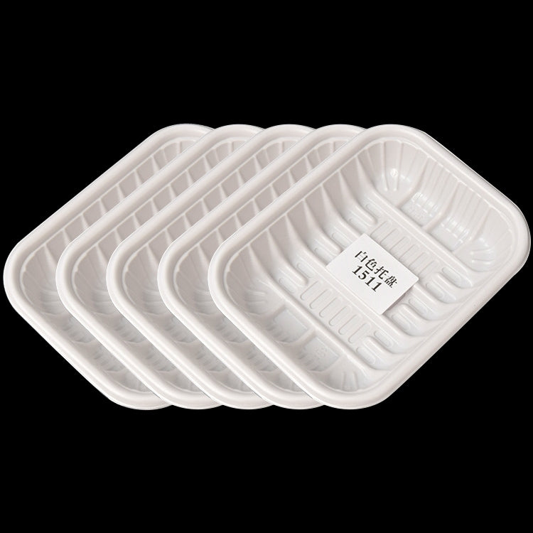 14KG Thickened Fresh Tray Disposable Plastic Food Packing Box Vegetable Fruit Meat Fresh-keeping Dish, Model:1511