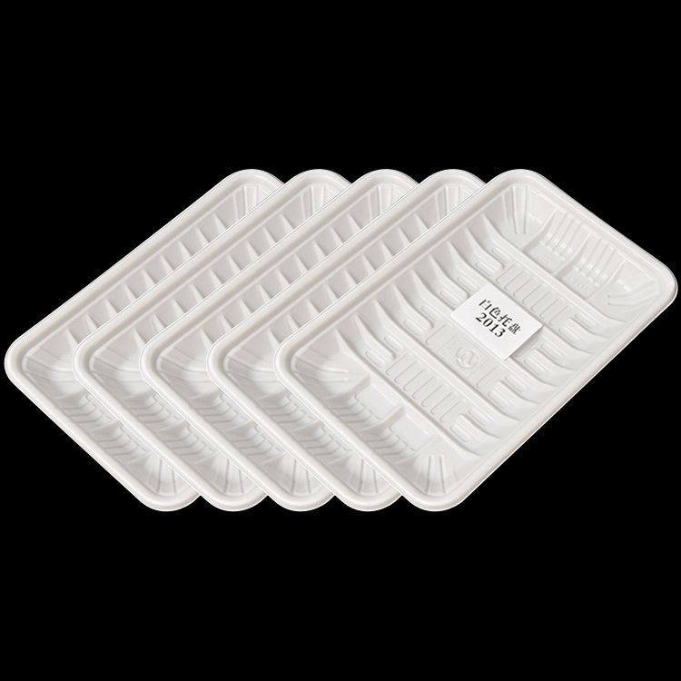 14KG Thickened Fresh Tray Disposable Plastic Food Packing Box Vegetable Fruit Meat Fresh-keeping Dish, Model:2013