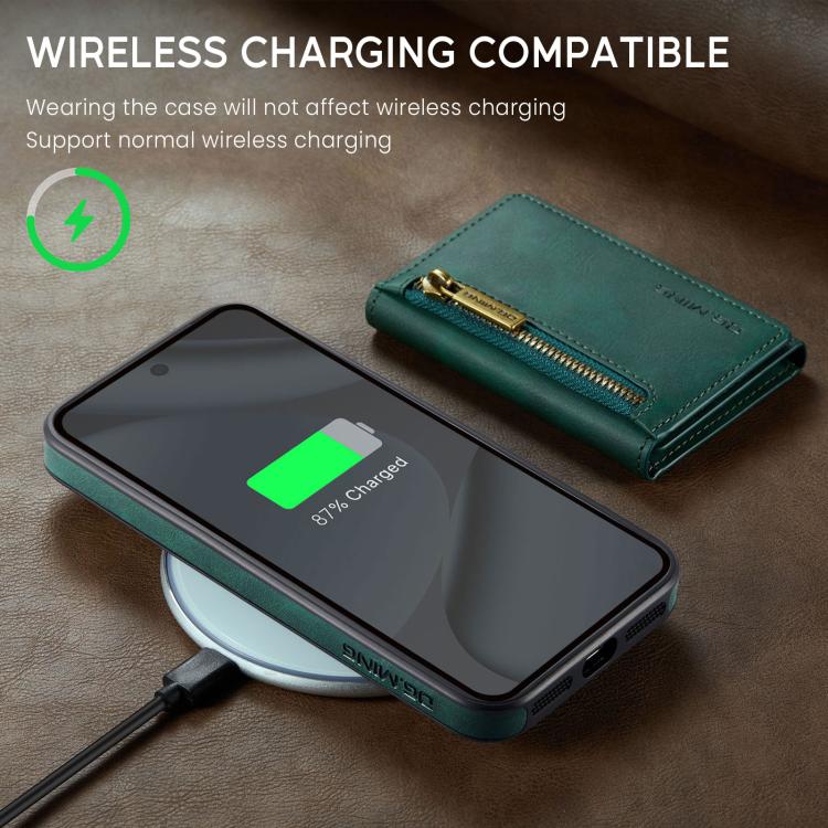 For Google Pixel 10 Pro XL DG.MING M5 Series Zip RFID Multi Card Detachable Leather Phone Case