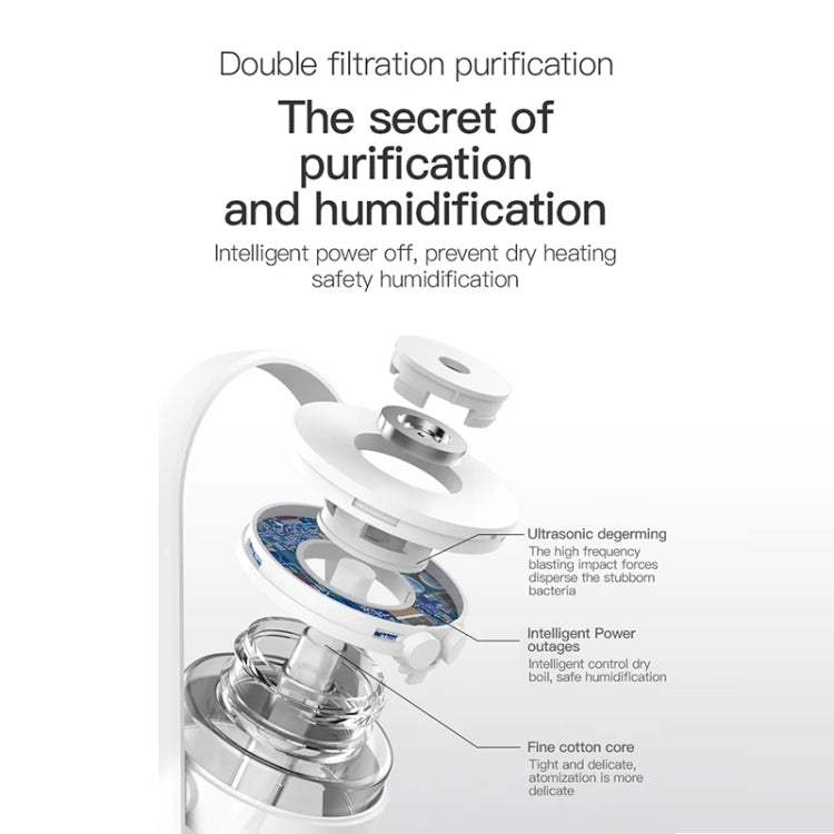 TOTU FGHD-005 Magic Shadow Series 500mAh Humidifier(White)